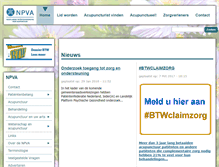 Tablet Screenshot of npva.nl